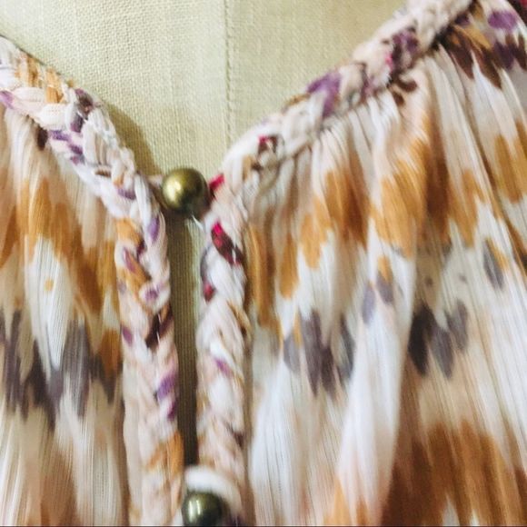 American Rag Cie Boho Aztec blouson Top. - Picture 8 of 11